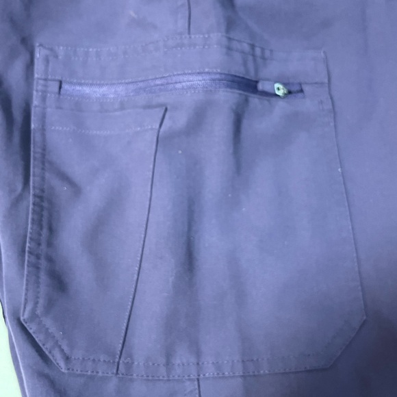 Figs set (both medium) plum colored casma top and yola bottoms. 10/10 condition - Picture 5 of 6